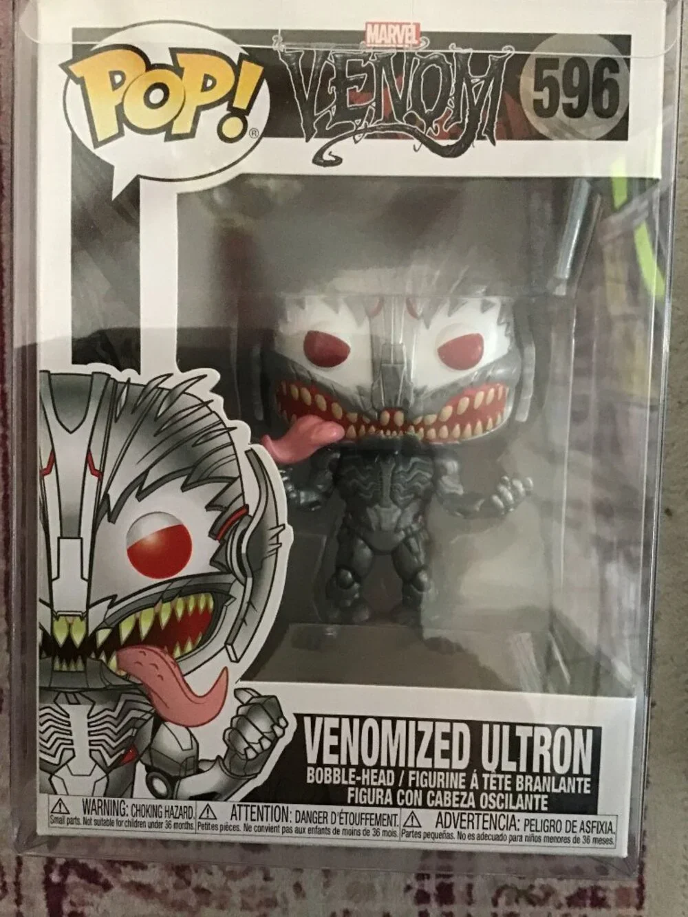 Funko Pop #596 Venomized Ultron Marvel Venom Vinyl Figure w/Protector Collectibl